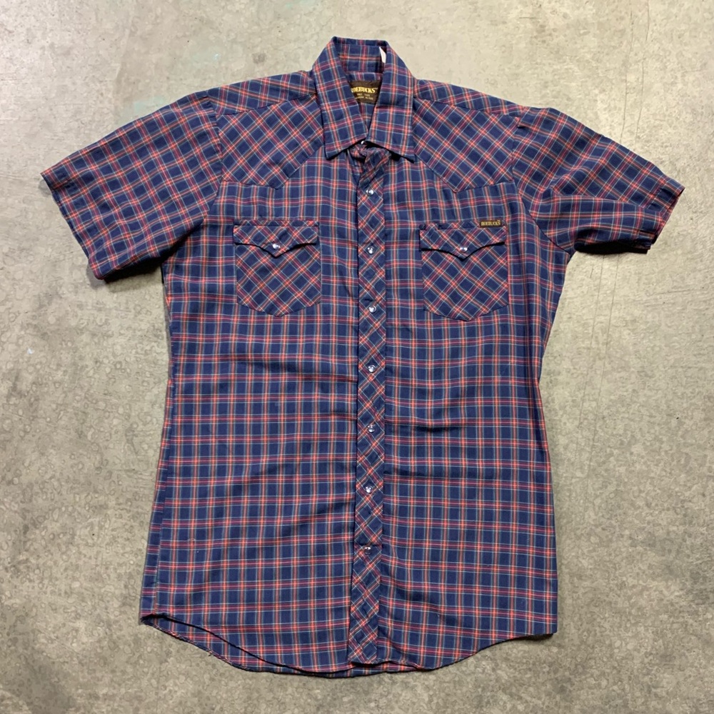 70s 80s Western Rockabilly Shirt